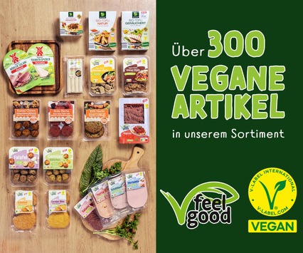 NORMA baut das pflanzliche Sortiment weiter aus - große Auswahl für die vegane Küche / Mehr Veggie-Vielfalt bei NORMA: Neue FEEL GOOD-Produkte für bewussten Genuss