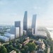 Der Bau 2 wird mit einer Höhe von 205 m und 50 Stockwerken das höchste Gebäude der Schweiz (Quelle: Herzog & DeMeuron, ...
