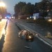 Teile des zerstörten Fahrzeuges
