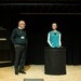 Breaking new ground: Auftakt zum new.New Festival 2018 Schulterschluss von Mensch und Maschine - Ulrich Dietz, Chairman von CODE_n, und Sophia The Robot eröffnen gemeinsam das ...